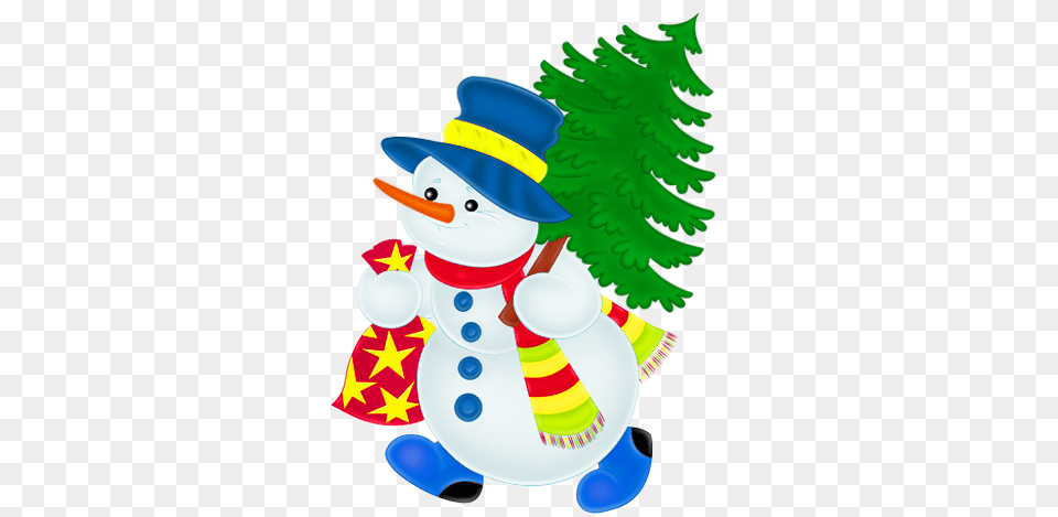Christmas Snowman Clipart, Nature, Outdoors, Winter, Snow Png Image