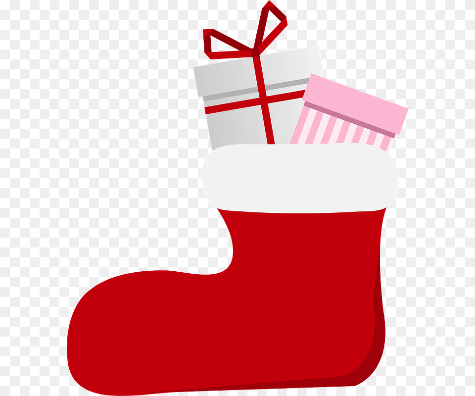 Christmas Sock Gift Clipart, Clothing, Hosiery, Stocking, Christmas Decorations Free Png