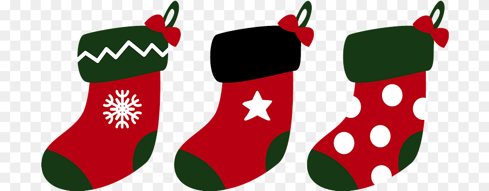Christmas Socks Clipart Download Creazilla Christmas Stocking, Christmas Decorations, Clothing, Festival, Hosiery Free Png