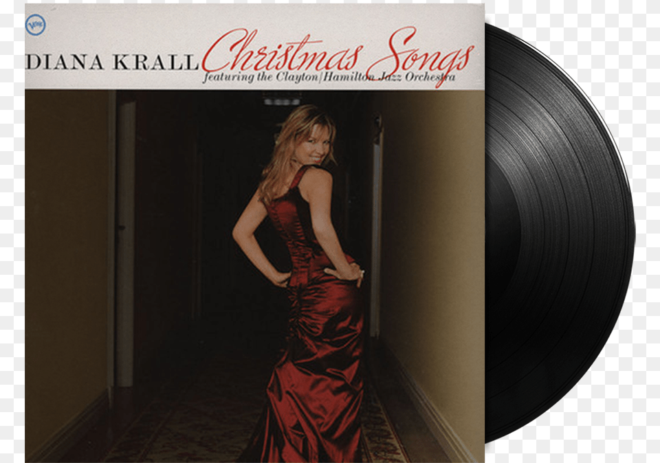 Christmas Songs Lp Diana Krall Christmas Songs, Adult, Person, Gown, Formal Wear Free Png