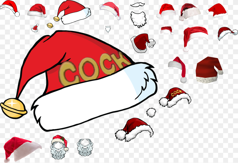 Christmas Spirit Cartoon Christmas Hat, Baby, Person, Clothing, Glove Png Image