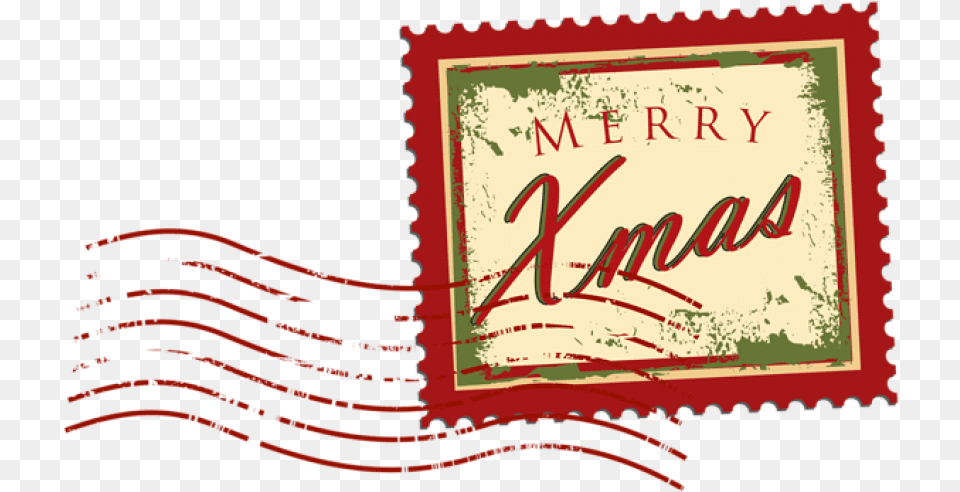 Christmas Stamp Images Transparent Christmas Postage Stamp, Text Png Image