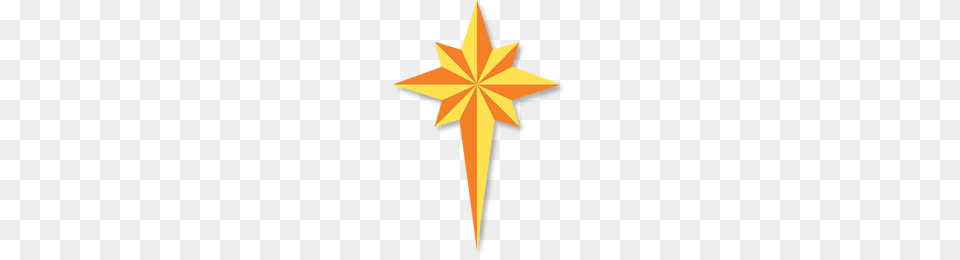Christmas Star, Star Symbol, Symbol, Cross, Leaf Png Image