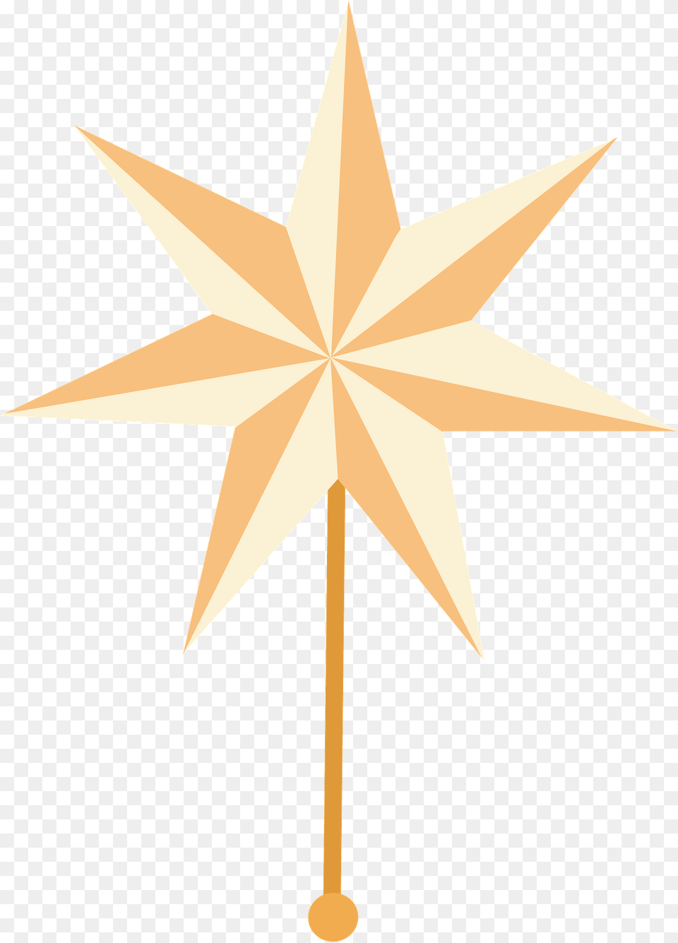 Christmas Star Clipart, Symbol, Star Symbol, Cross Png Image