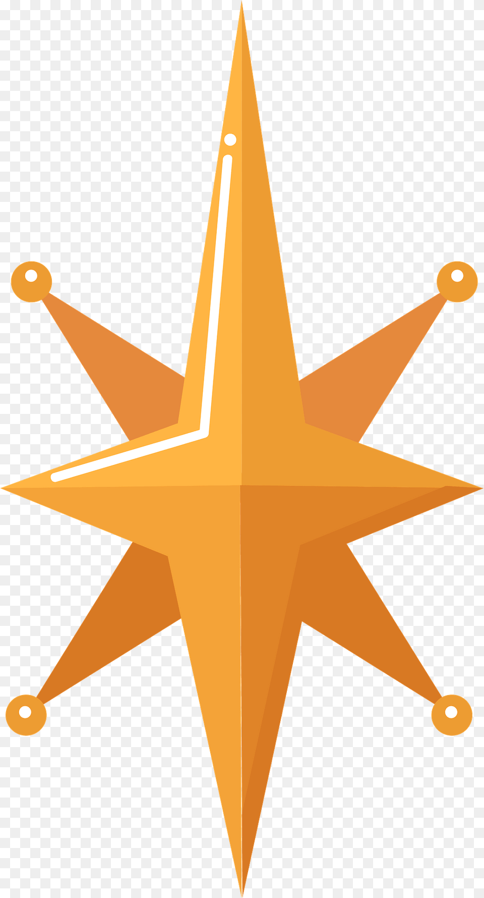 Christmas Star Clipart, Symbol, Star Symbol, Rocket, Weapon Png Image