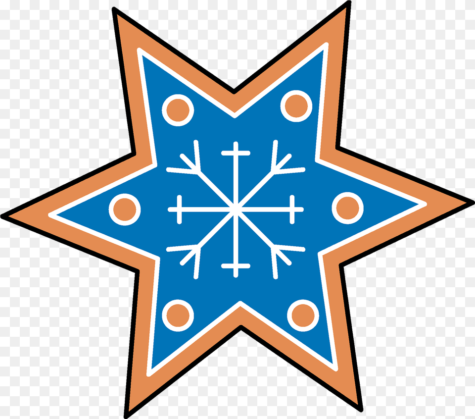 Christmas Star Clipart Download Transparent Cross, Star Symbol, Symbol, Nature, Outdoors Png