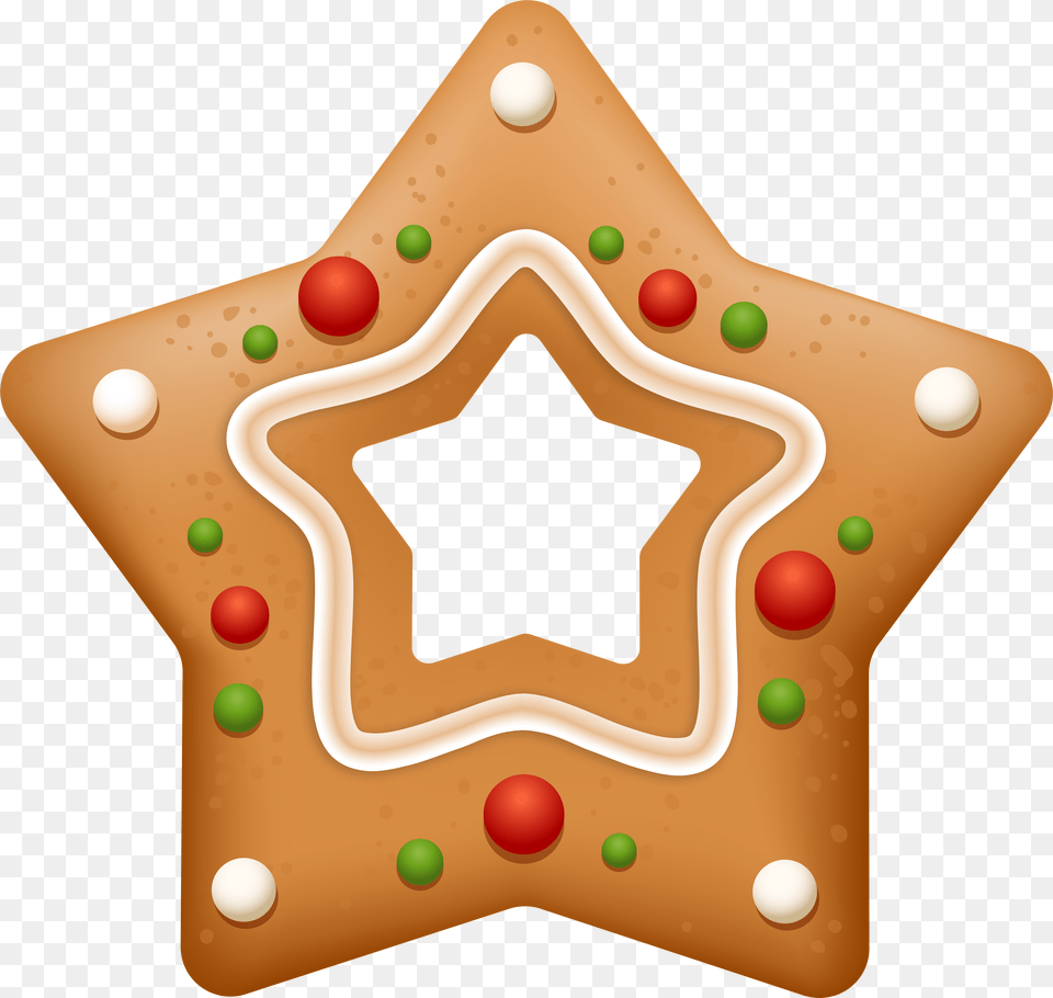 Christmas Star Cookie Clipart Cookies, Smoke Pipe, Animal, Mammal, Rabbit Free Transparent Png