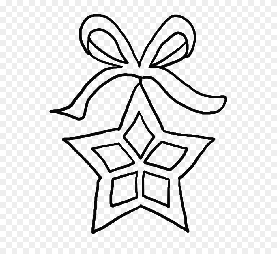 Christmas Star Drawing Com For Personal Use Christmas Star Colour, Stencil, Symbol, Ammunition, Grenade Free Transparent Png