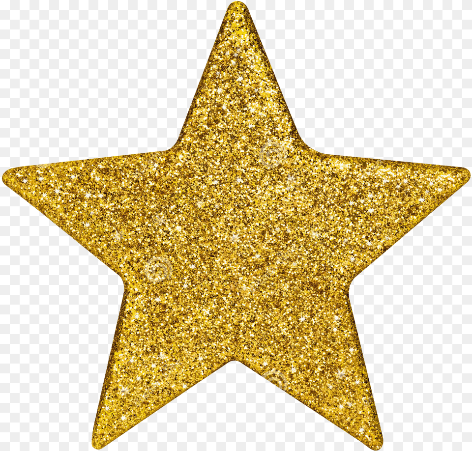 Christmas Star Of Bethlehem Clip Art Gold Glitter Star, Symbol, Animal, Bird, Star Symbol Free Png