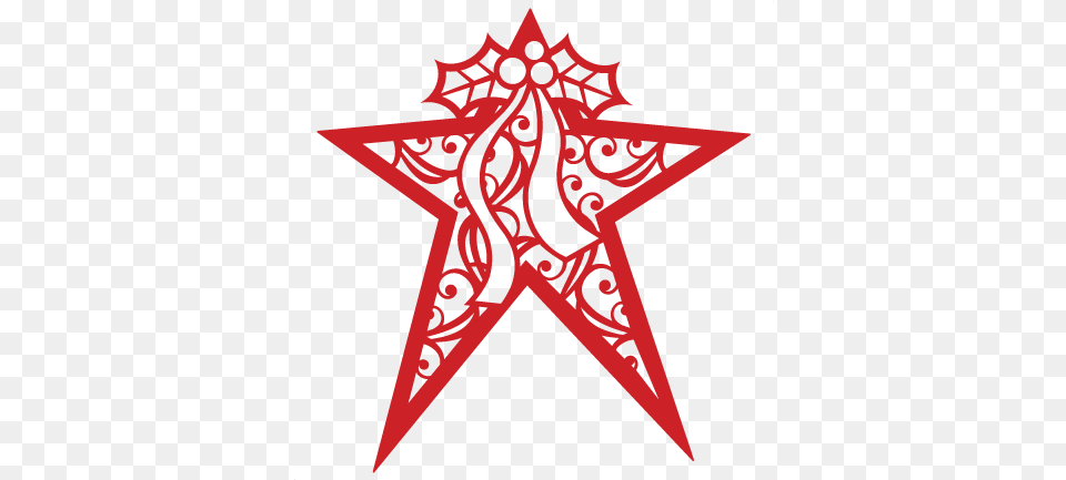 Christmas Star Svg Scrapbook Cut File Cute Clipart Files For Ahli Tripoli Logo, Star Symbol, Symbol, Cross Free Transparent Png