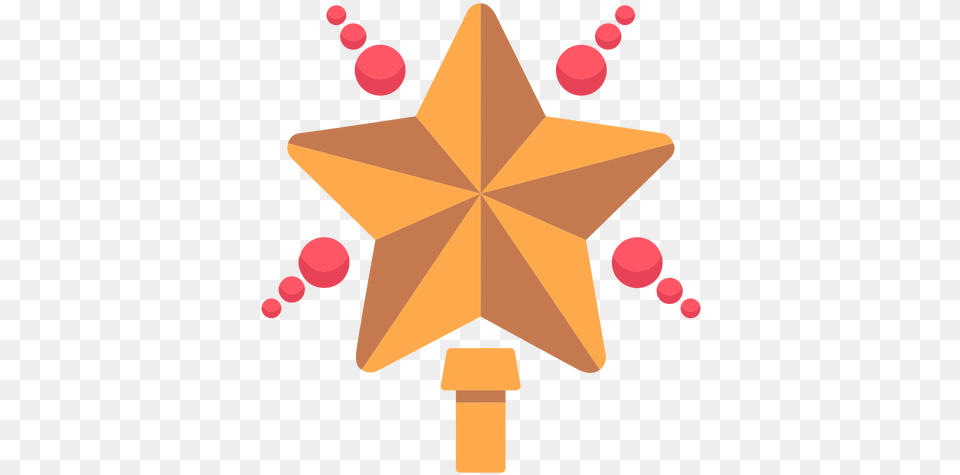 Christmas Star Tree Topper Icon Dot, Star Symbol, Symbol Free Transparent Png
