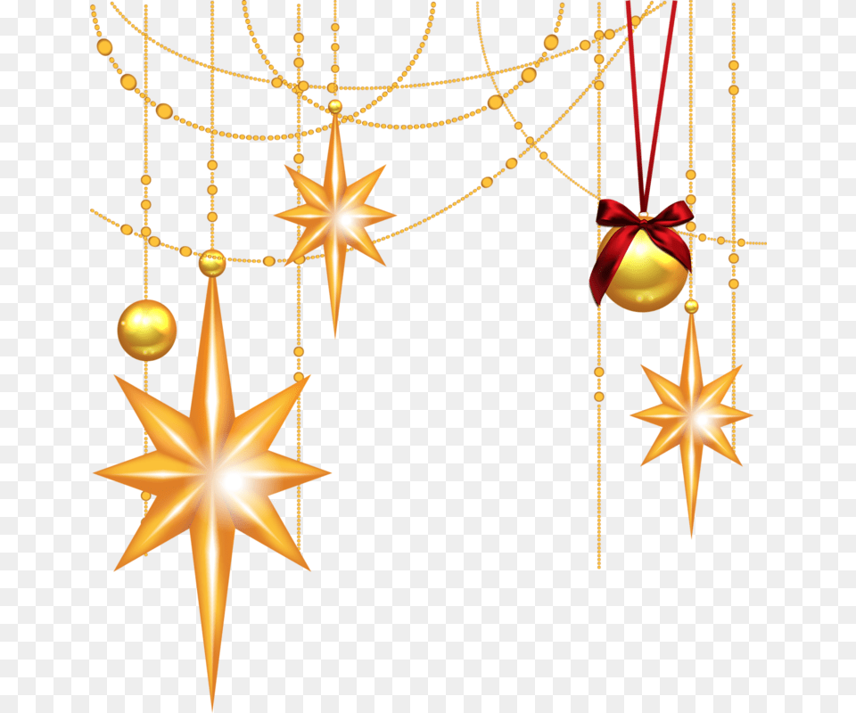 Christmas Stars Background, Lighting, Star Symbol, Symbol, Gold Png