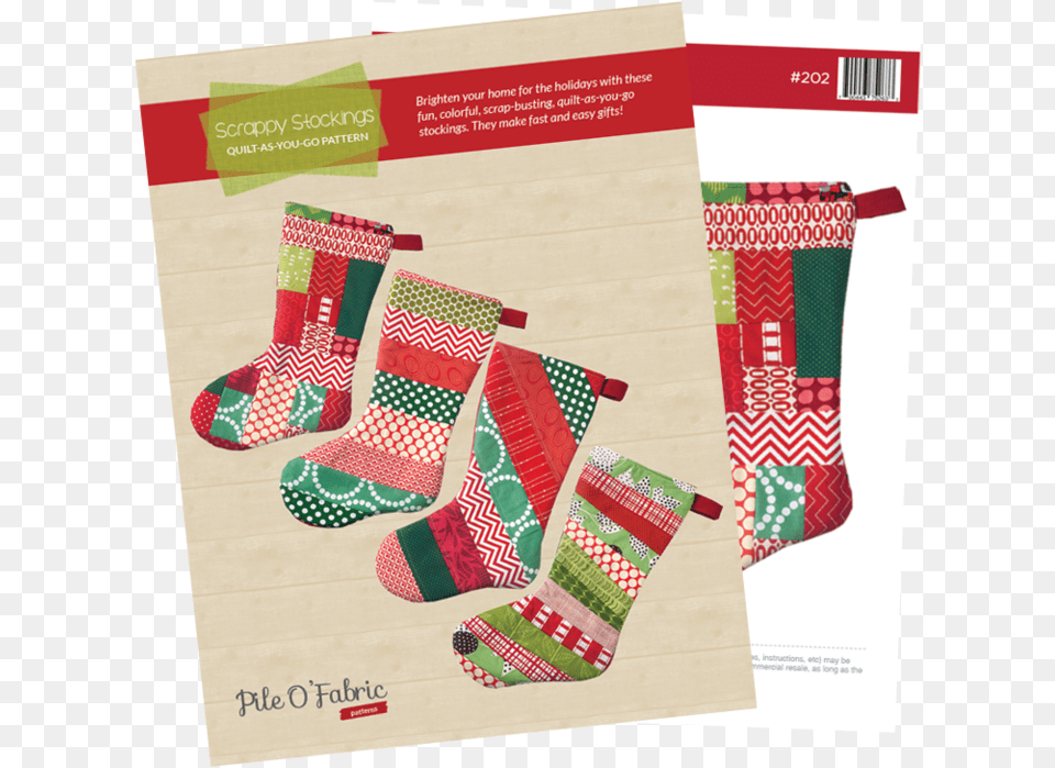 Christmas Stocking Download Scrappy Quilt Stocking, Clothing, Gift, Hosiery, Christmas Decorations Png