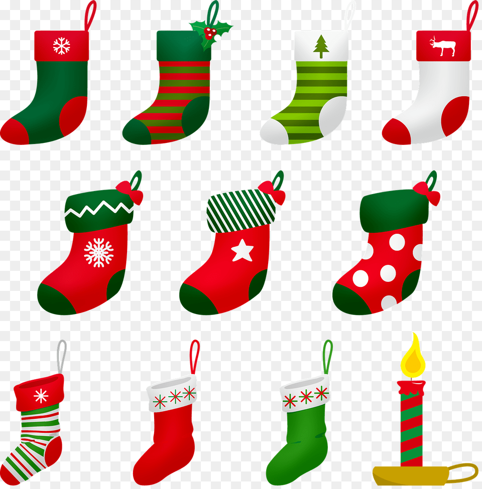 Christmas Stocking Image On Pixabay Printable Christmas Stockings, Christmas Decorations, Clothing, Festival, Gift Free Transparent Png