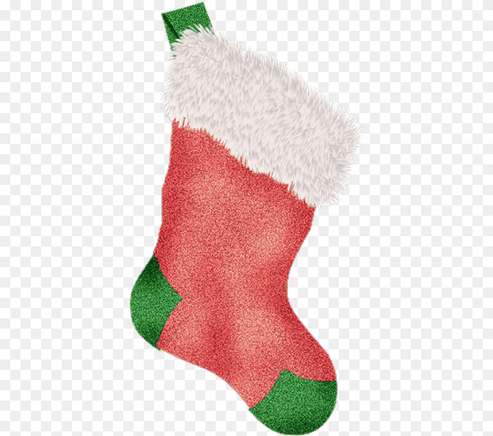 Christmas Stocking Green Christmas Stockings Scrapbook Christmas Stocking, Clothing, Hosiery, Christmas Decorations, Festival Free Png Download