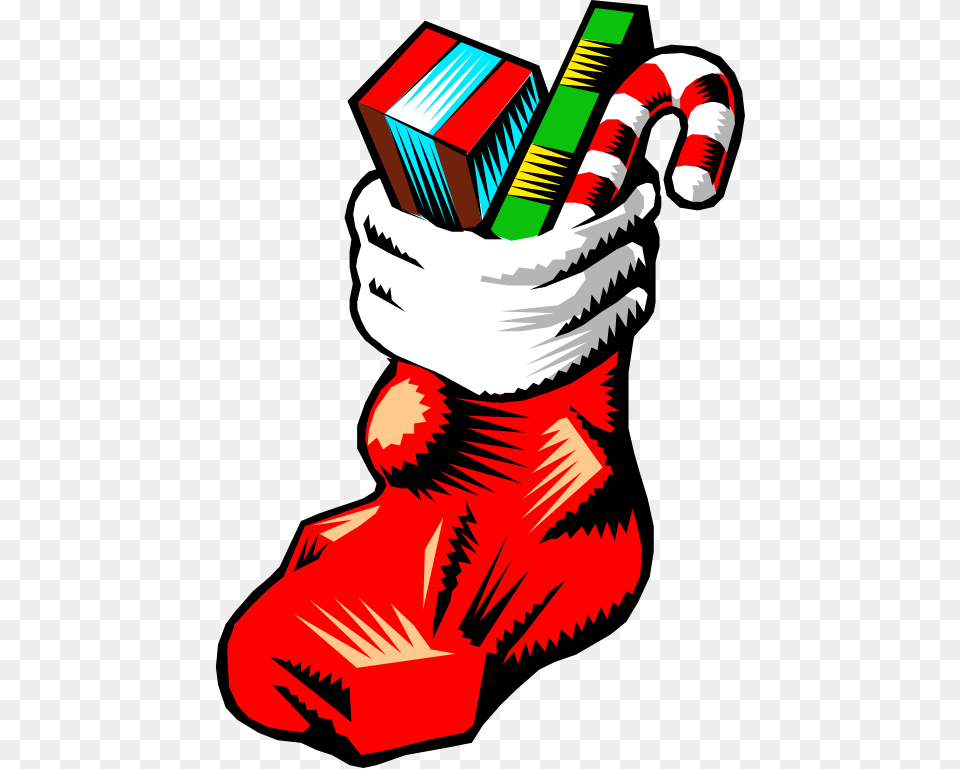 Christmas Stocking Royalty Vector Clip Art Illustration Christmas Stockings Full Of Toys, Gift, Christmas Decorations, Clothing, Festival Free Png