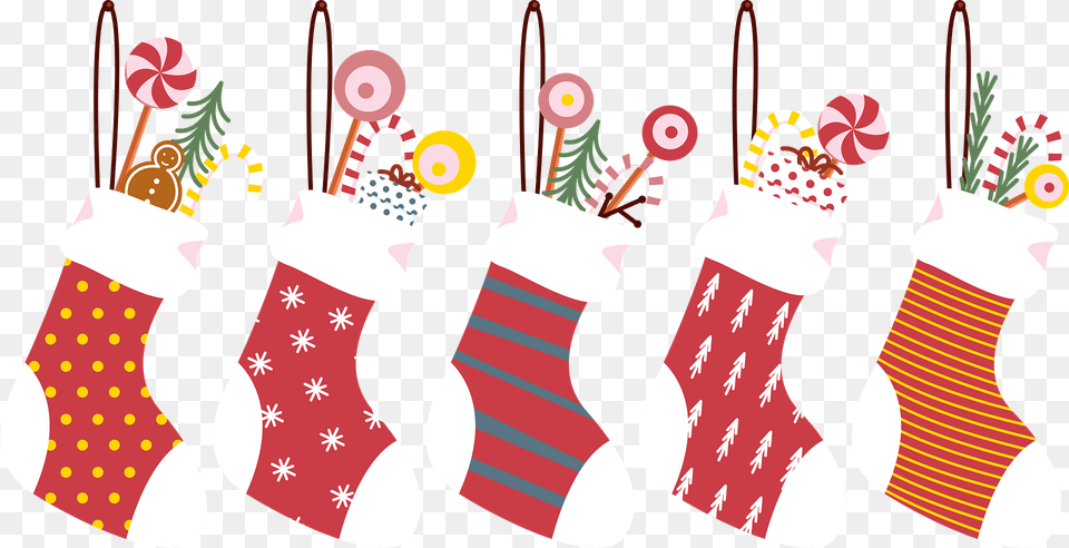 Christmas Stockings Clipart, Hosiery, Clothing, Festival, Christmas Decorations Free Transparent Png