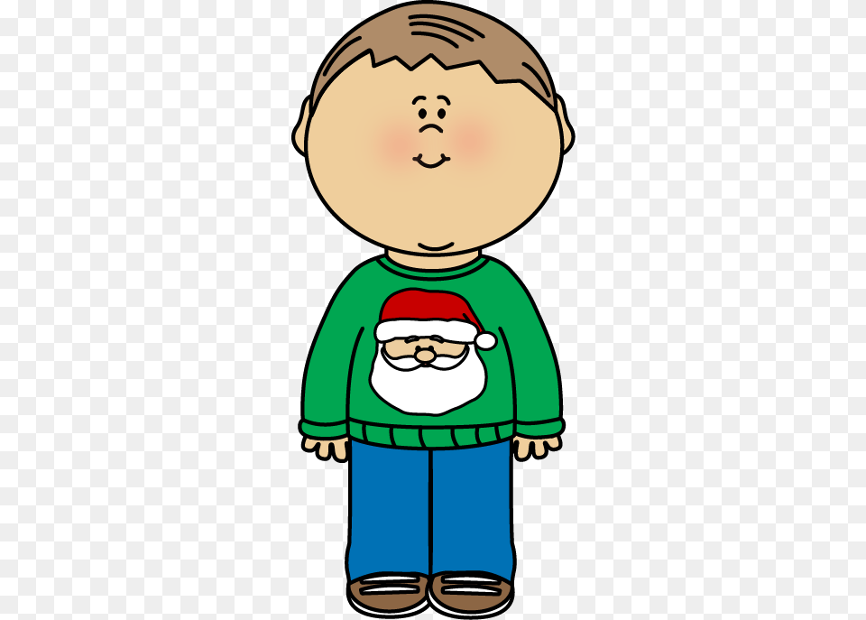 Christmas Sweater Clip Art From Clip Art, Baby, Person, Face, Head Png