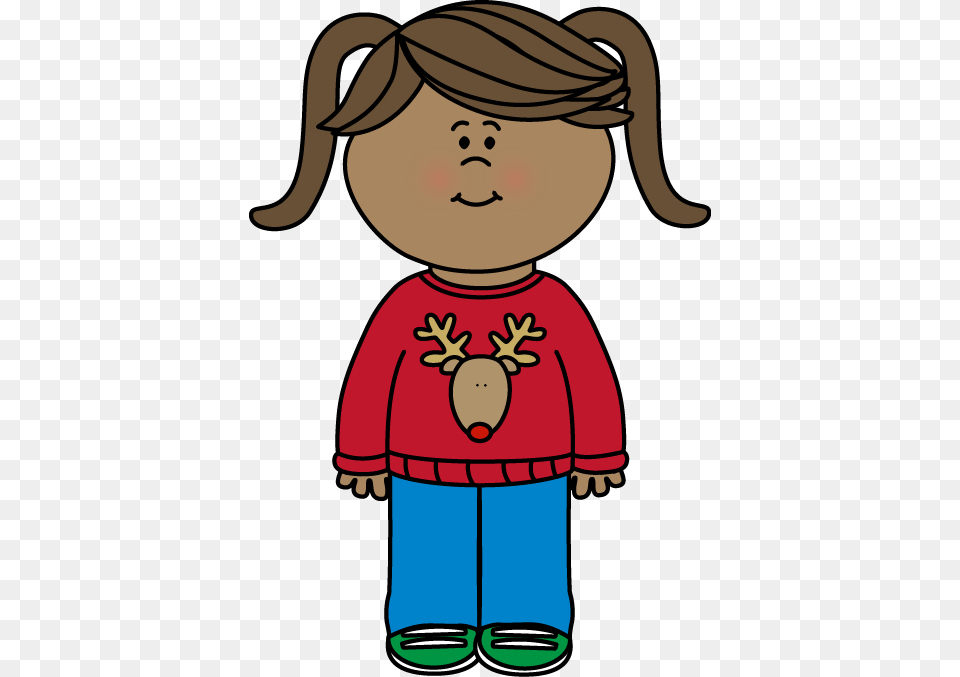 Christmas Sweater Clip Art From Kids, Baby, Person, Face, Head Free Png