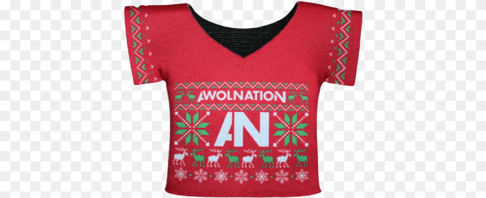 Christmas Sweater Koozie Blouse, Clothing, T-shirt, Knitwear, Shirt Png