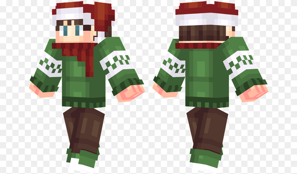 Christmas Sweater Minecraft Skins Minecraft Christmas Skin Ideas, Elf, Baby, Person, Clothing Png