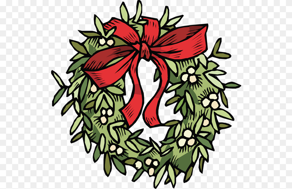 Christmas Symbol Cliparts, Wreath, Art, Floral Design, Graphics Png Image