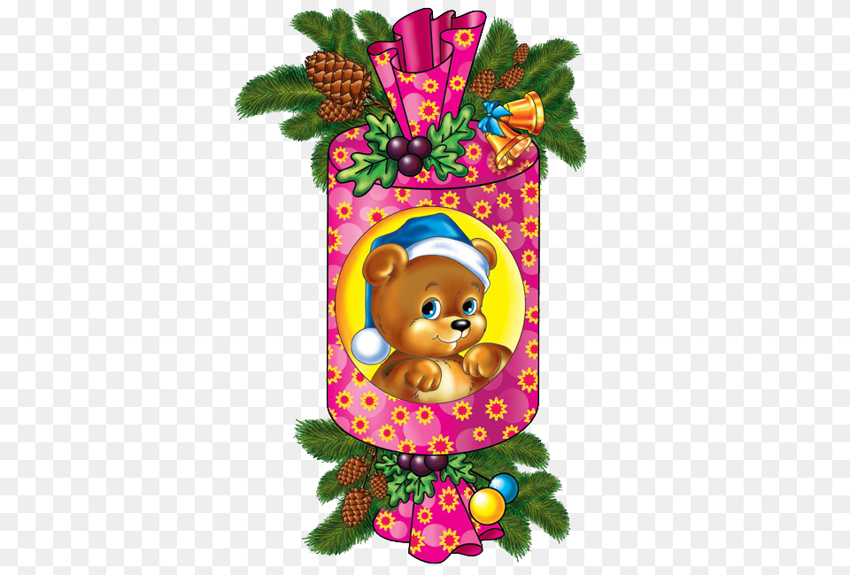 Christmas Teddy Bear Clip Art Clip Art, Food, Fruit, Pineapple, Plant Free Png
