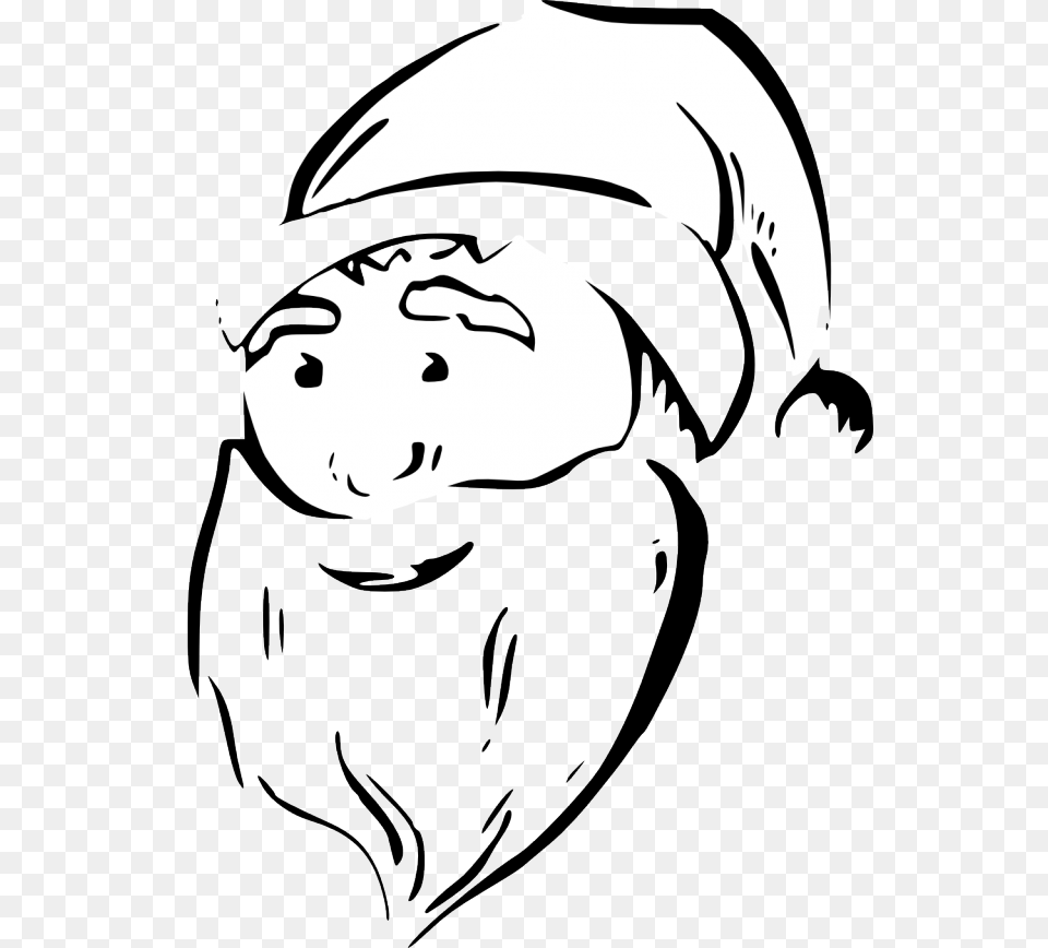 Christmas Thatoo Santa Clipart Santa Claus Santa Face, Stencil, Baby, Person, Art Free Png