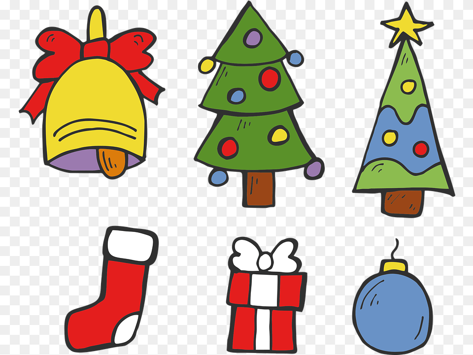 Christmas The Tree Bell Vector Graphic On Pixabay Clip Art, Christmas Decorations, Festival Free Transparent Png