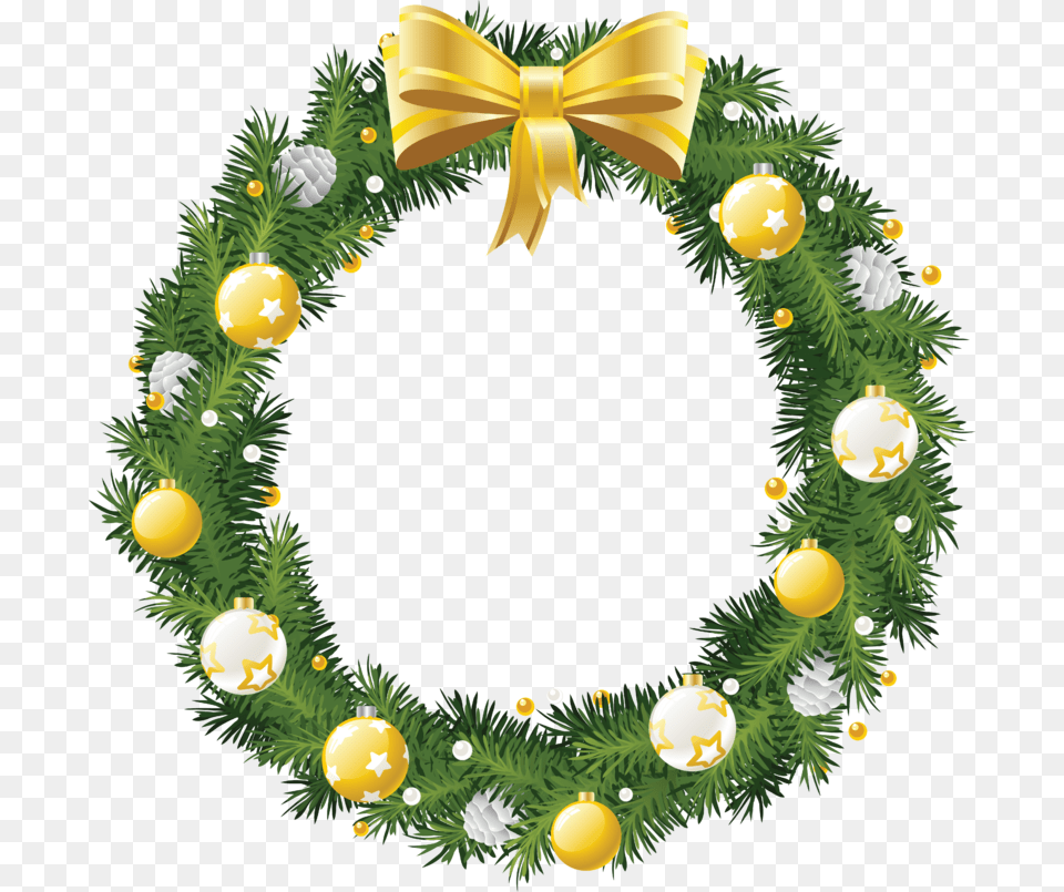 Christmas Themeschristmas Clipartchristmas Wreathsmerry Christmas Decorations, Wreath Png Image