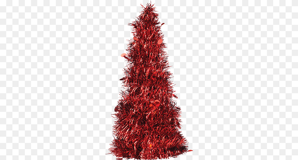 Christmas Tinsel Tree 31cm Christmas Tree, Christmas Decorations, Festival, Christmas Tree, Chandelier Free Transparent Png