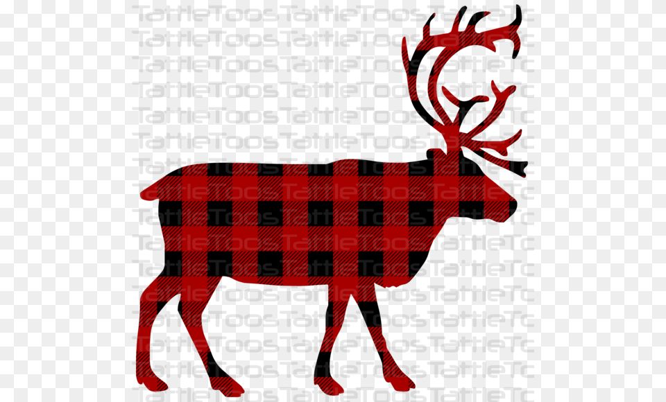 Christmas Transfers Tattletoos, Animal, Deer, Mammal, Wildlife Free Png