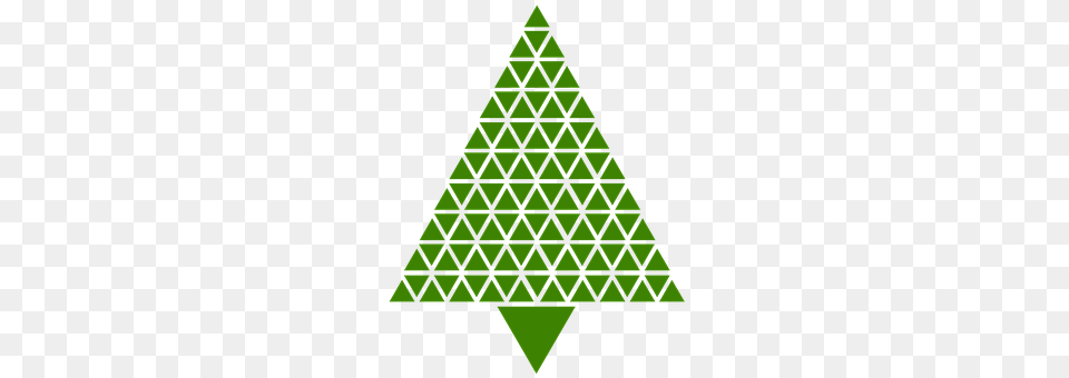 Christmas Tree Triangle Free Png Download