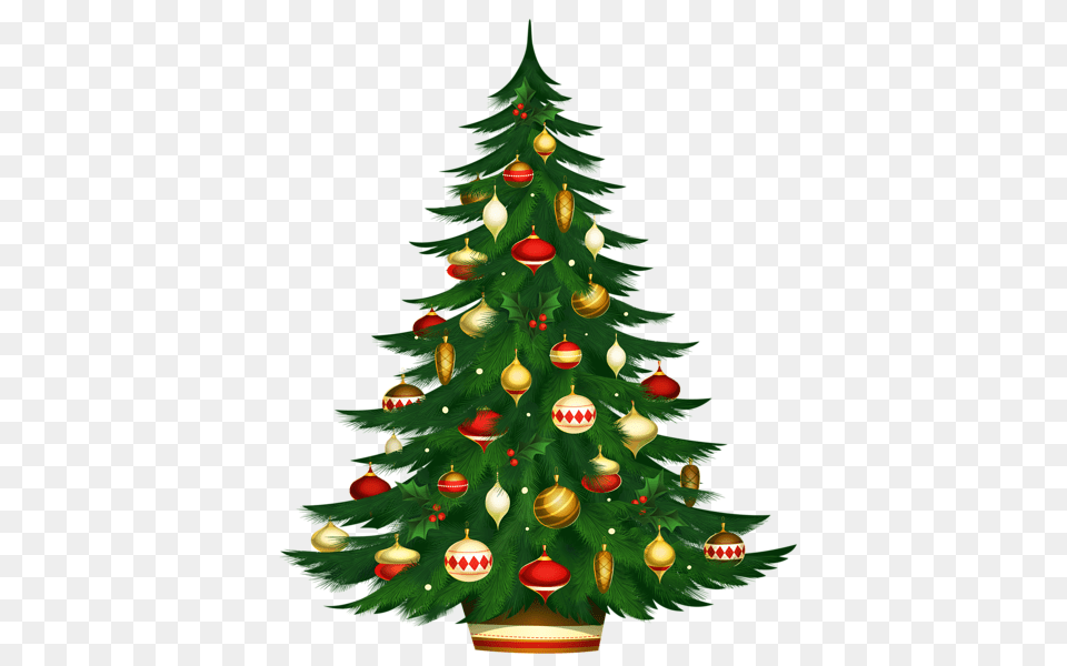 Christmas Tree, Plant, Chandelier, Christmas Decorations, Festival Free Png Download