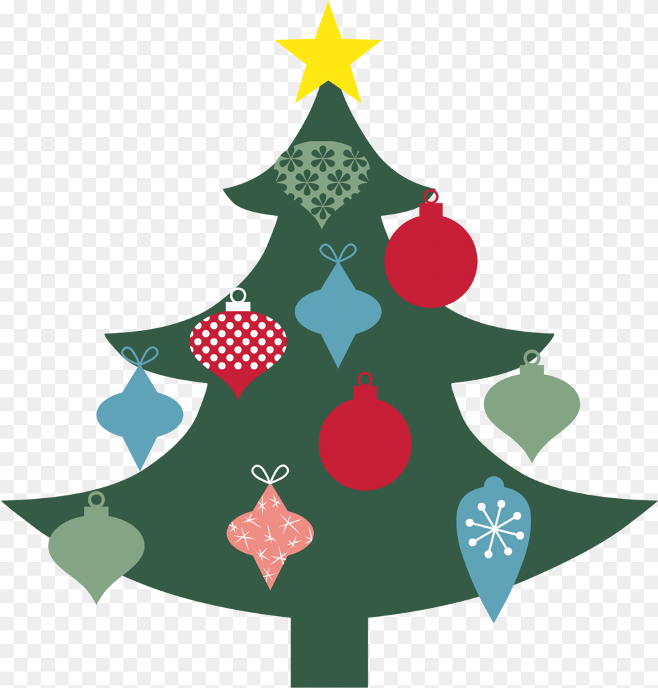Christmas Tree, Star Symbol, Symbol, Christmas Decorations, Festival Free Transparent Png