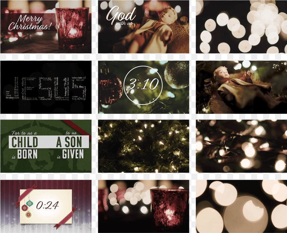 Christmas Tree, Lighting, Art, Collage, Baby Free Transparent Png