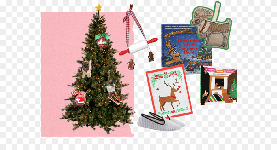 Christmas Tree, Plant, Christmas Decorations, Festival, Person Free Png Download