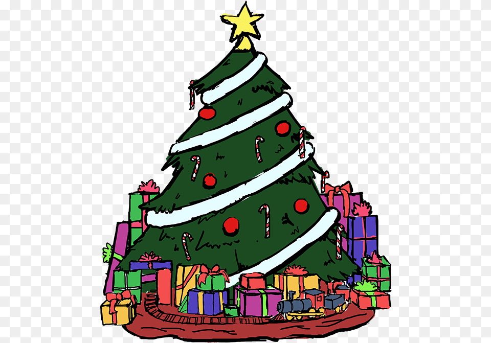Christmas Tree, Christmas Decorations, Festival, Christmas Tree, Plant Png Image