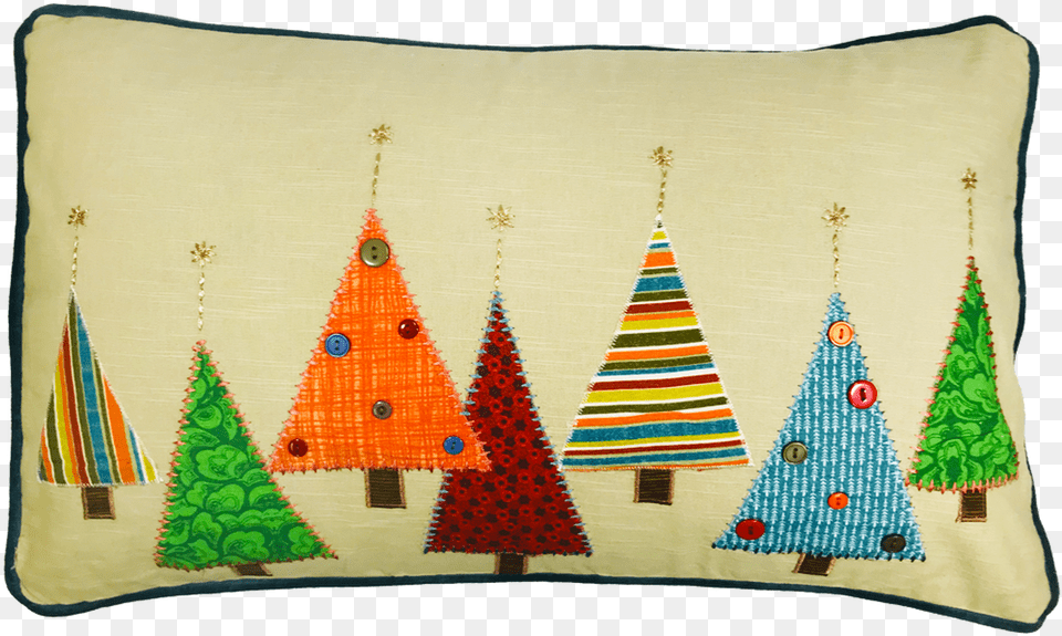 Christmas Tree, Cushion, Home Decor, Applique, Pattern Png