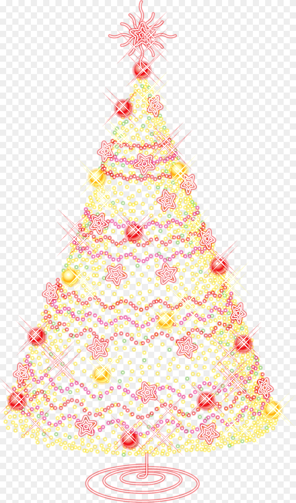 Christmas Tree, Christmas Decorations, Festival, Chandelier, Lamp Free Png Download