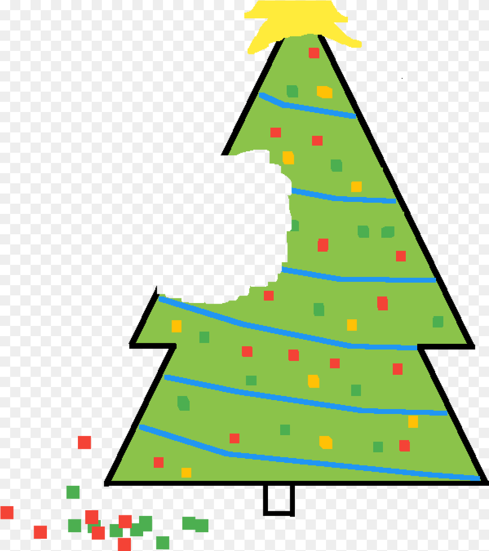 Christmas Tree, Triangle, Christmas Decorations, Festival Png Image