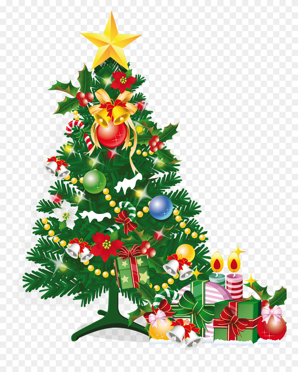 Christmas Tree, Christmas Decorations, Festival, Christmas Tree, Plant Png Image