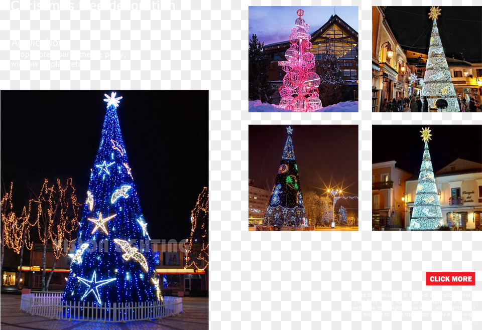 Christmas Tree, Lighting, Christmas Decorations, Festival, Christmas Tree Png Image