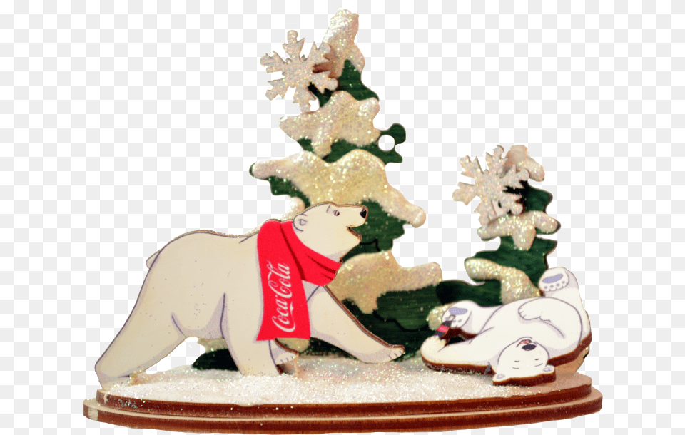Christmas Tree, Figurine, Icing, Cream, Dessert Free Png Download