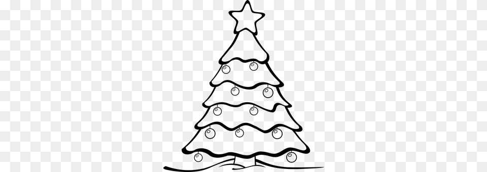 Christmas Tree Gray Free Transparent Png