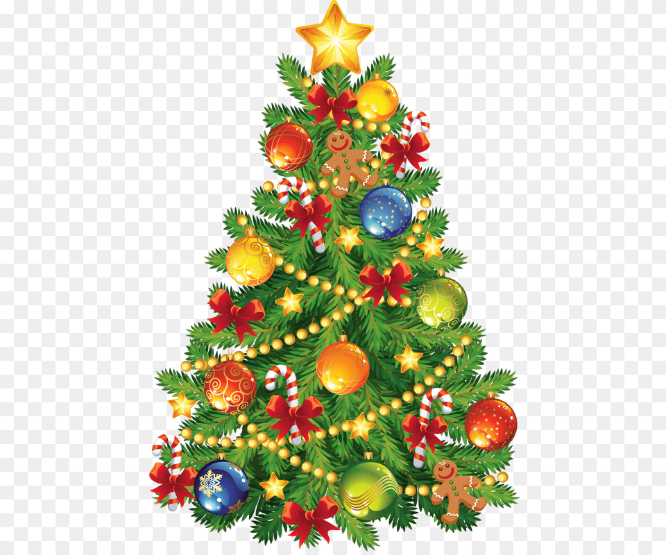 Christmas Tree, Christmas Decorations, Festival, Christmas Tree, Birthday Cake Png Image