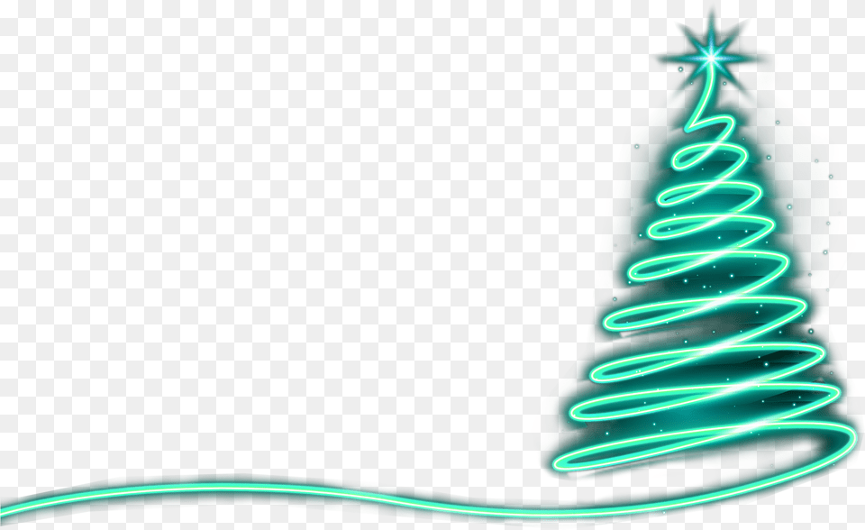 Christmas Tree, Light, Spiral, Neon, Coil Png