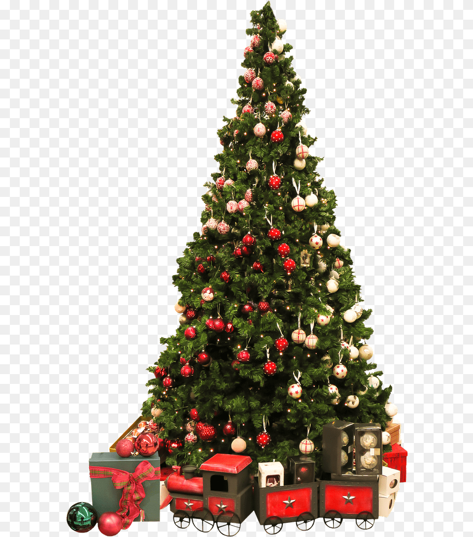 Christmas Tree And Gifts Christmas Tree Vintage, Plant, Christmas Decorations, Festival, Christmas Tree Free Png