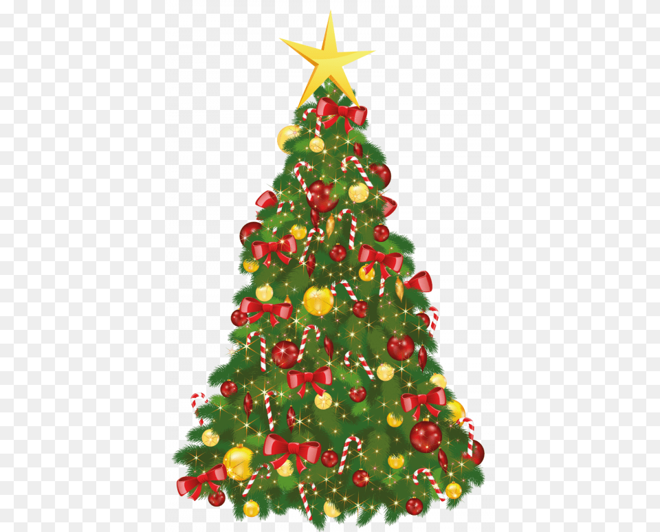 Christmas Tree And Santa Claus, Christmas Decorations, Festival, Birthday Cake, Food Png Image