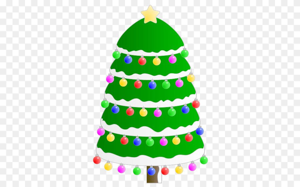 Christmas Tree Arbol De Navidad Clipart For Web, Birthday Cake, Cake, Cream, Dessert Png